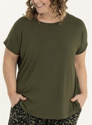 Gozzip - Gitte T-shirt, Army Grøn, S-42/44